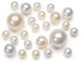 Glossy White Round natural pearl bead