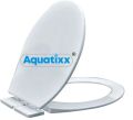Aquatixx White New Plain ewc pvc toilet seat cover