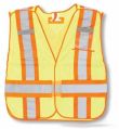 Yellow Orange polyester safety jacket