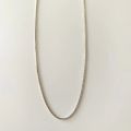 Metal Polished silver plated chain