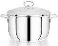 Round Silver New stainless steel cooking pot