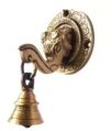 Polished Golden brass wall hanging bell