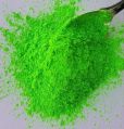 Sawdust parrot green rangoli powder