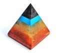 Seven Chakra Crystal  Pyramid
