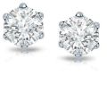 diamond stud earrings