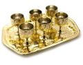 Brass Goblet Set