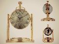 Compass Base Table Clock