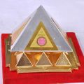 Silver & Gold Plated Energy Pyramid