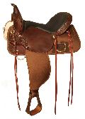Barrel western saddle