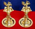 Traditional Gold Plated Short Lamps