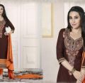 Embroidered Chudidar Suit Dress Material