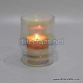 Glass Printed Candle Votive