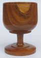 Wooden Wine Challice Glass