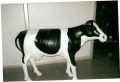Handicraft Leather American Cow Sculpture