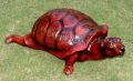 Handicraft Leather Turtle Sculpture