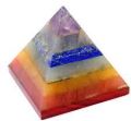 7 Chakra Healing Power Gemstone Pyramid