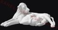 White Marble Dog Statue