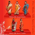 Five Matka Silk Saree Combo