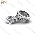 Diamond Couple Ring Set