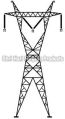 Electric Transmission Line Steel Tower