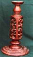 KE-04 Carved Wood Candle Stands