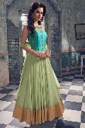 Patel Marketers Royal light green georgette salwar suit pm-64