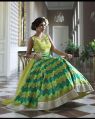 Patel Marketers royal yellow bhagalpuri digital desiner salwar set
