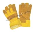 Vinyl Leather Winter Gloves