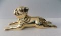 Gold Dog Statue