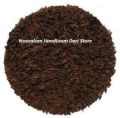 Round Leather Shaggy Rugs