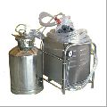 Stainless  Steel 220V New Semi Automatic 120 watt Milkmaster fixed type electrical single milking machine