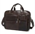 Ganuine Office leather briefcase bag men's