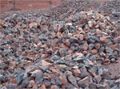 Black Solid iron ore