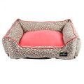 Petto Lounger Leopard Print Dog Bed