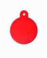HUFT Dog Name Round Red Tag
