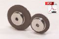 Plastic Spur Gears with Steel Core