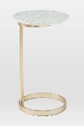 SSF1109 Iron & Agate Stone Side Table