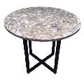 SSF3316 Iron & Marble Stone Side Table