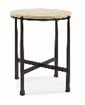 SSF3321 Iron & Marble Stone Side Table