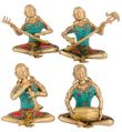 4 Set Musician Ladies Statue