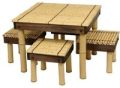 Bamboo Crafted Tea Table Set
