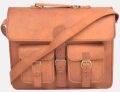 15" Handmade Vintage Leather Laptop Briefcase