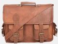 16" Mens & Womens Handmade Leather Satchel Bayley