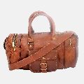 18" Small Leather Weekend Travel Bag