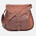9" Small Leather Shoulder Bag For Women