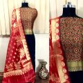 Fusion brand Banarsi dress Material