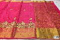 pure soft embose tussar silk sarees with embroidery work