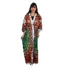 Handicrunch Cotton multicolor circle indian mandala kimono robe