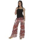 Red and white colour girls Palazzo pants