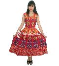 Traditional Cotton Mandala Evening Gown